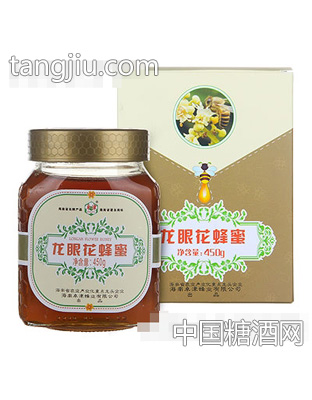 卓津蜂业龙眼花蜂蜜450g瓶