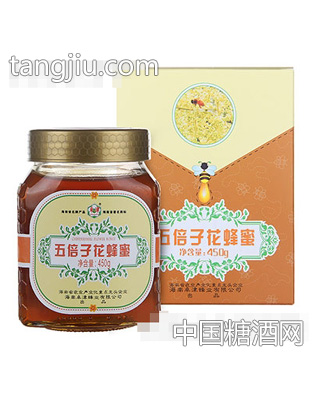 卓津蜂业五倍子花蜂蜜450g瓶