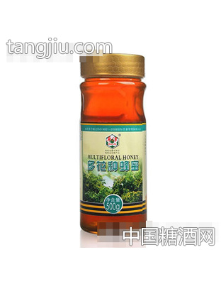 卓津蜂业多花种蜂蜜500g瓶