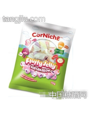 可尼斯水果味酱夹心棉花糖