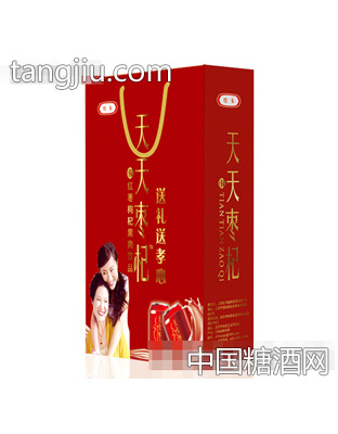 红卡天天枣杞果肉饮品