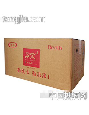 红卡运动饮料箱子