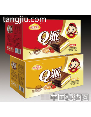 俏麦郎Q派巧克力涂层蛋糕箱