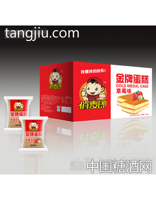 俏麦郎蛋糕草莓味