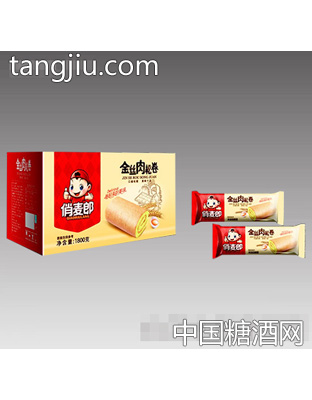 俏麦郎金丝肉松卷1800g
