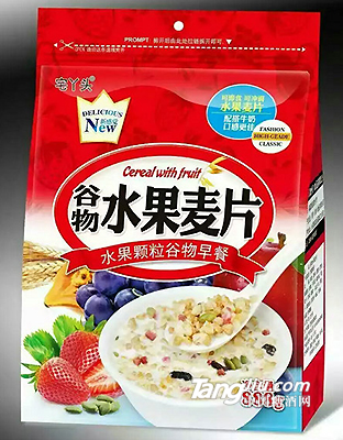 宅丫头谷物水果麦片888g