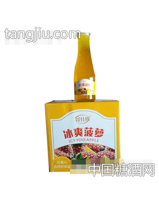 冰爽菠萝汁饮料1.5Lx6瓶