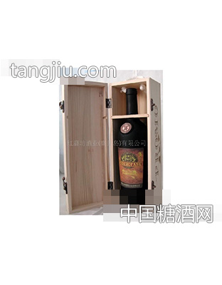 红磨坊80年木盒干红