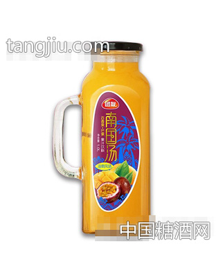 团友南国汤果汁饮料百香果+芒果1L