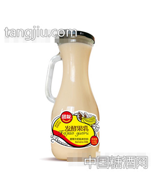 团友发酵果乳香蕉牛奶乳味饮料1.25L