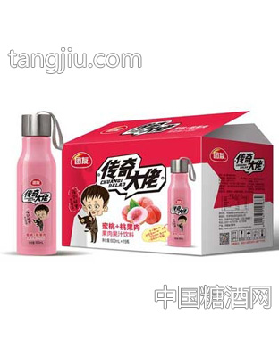 团友传奇大佬蜜桃果汁饮料600mlx15瓶