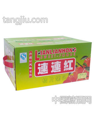 连连红桔片罐头12罐装礼盒