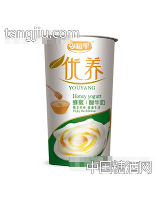 和平优养蜂蜜酸牛奶