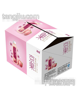 冷光京果蜜桃原浆饮品箱