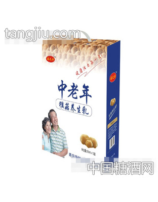 海之诗中老年猴菇养生乳250mlx12盒（礼）