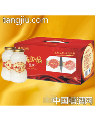 怀山纯无糖型200mlx8瓶红