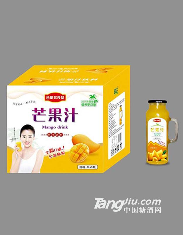 合家欢食品芒果汁1Lx6瓶