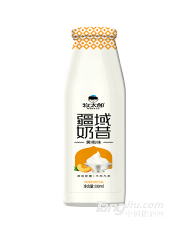 牧太郎疆域奶昔黄桃味830ml