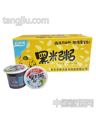 米俏俏黑米粥箱装330mlx30