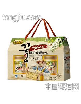 惠生堂槐花蜂蜜饮品礼盒500g×2瓶