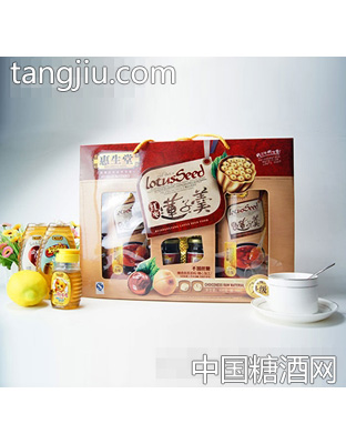 600g不加蔗糖红枣莲子羹礼盒