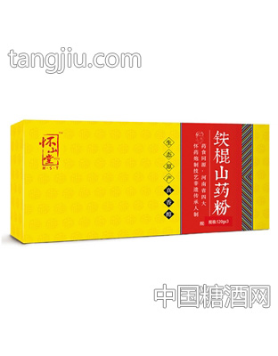怀山堂铁棍山药粉120gx3