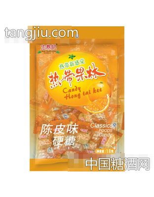 宏泰记硬糖陈皮味18g