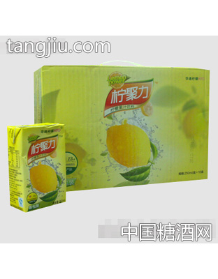 柠聚力柠檬果汁饮料250mlx16盒