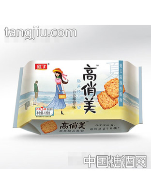 红了高俏美韧性饼干（五谷椰蓉味）120g