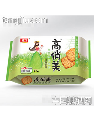 红了高俏美韧性饼干（五谷原味）120g