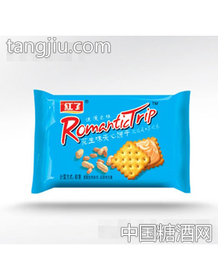 红了花生味夹心饼干