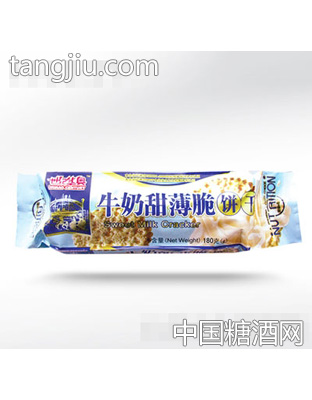 红了牛奶甜薄脆饼干