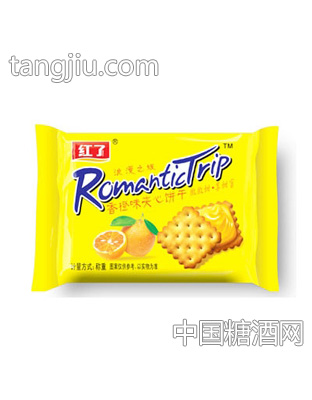 红了香橙味夹心饼干（散称）