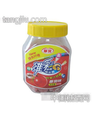 华宝番茄味鲜果汁软糖
