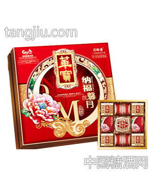 华宝月饼纳福馨月