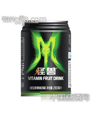怪兽维生素果味饮料280ml