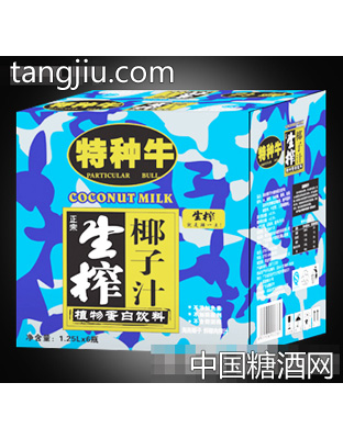 特种牛生榨椰子汁1.25lx6瓶