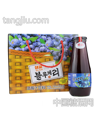 韩巢风尚蓝莓汁780mlX6