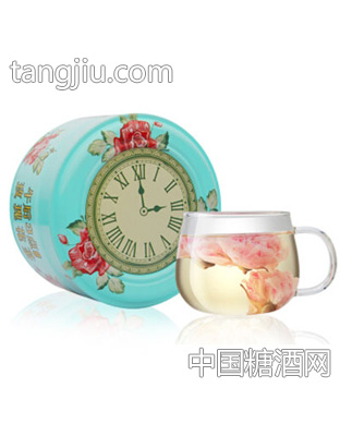花养花午后三点玫瑰花茶小罐装20g