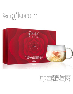 花养花午后三点玫瑰鲜花茶大罐礼盒30克