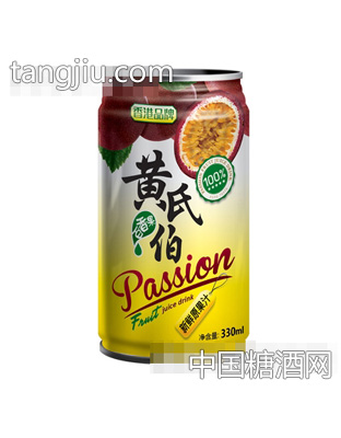 黄氏伯百香果果汁330ml