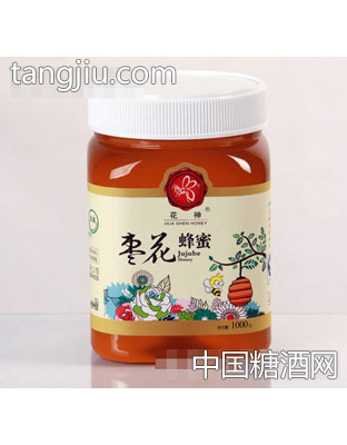 花神枣花蜂蜜塑料瓶1000克