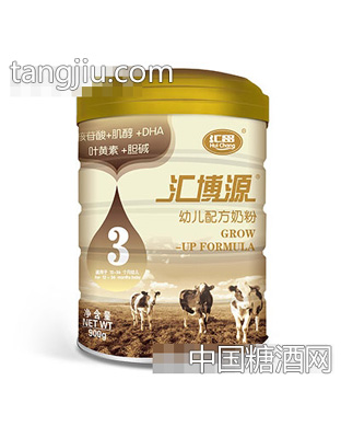 汇博源幼儿配方奶粉（桶装）3段900克