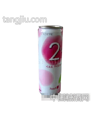 乐天富足2%桃味味饮料
