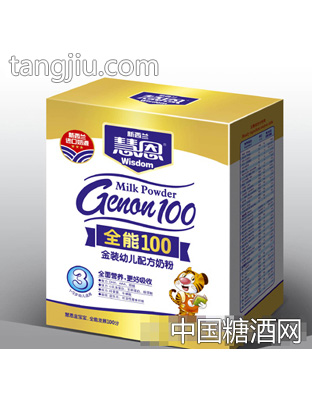 400克盒全能100幼儿配方奶粉