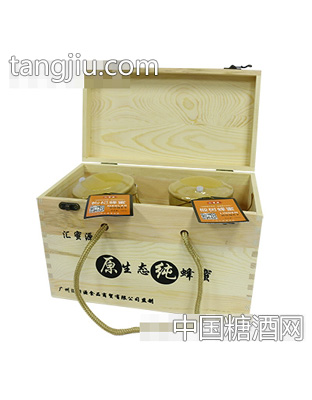 汇蜜源蜂蜜陶瓷瓶1000gx2礼盒