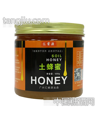 汇蜜源土蜂蜜PET瓶500g