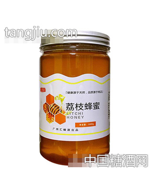 汇蜜源荔枝蜜PET瓶1000g