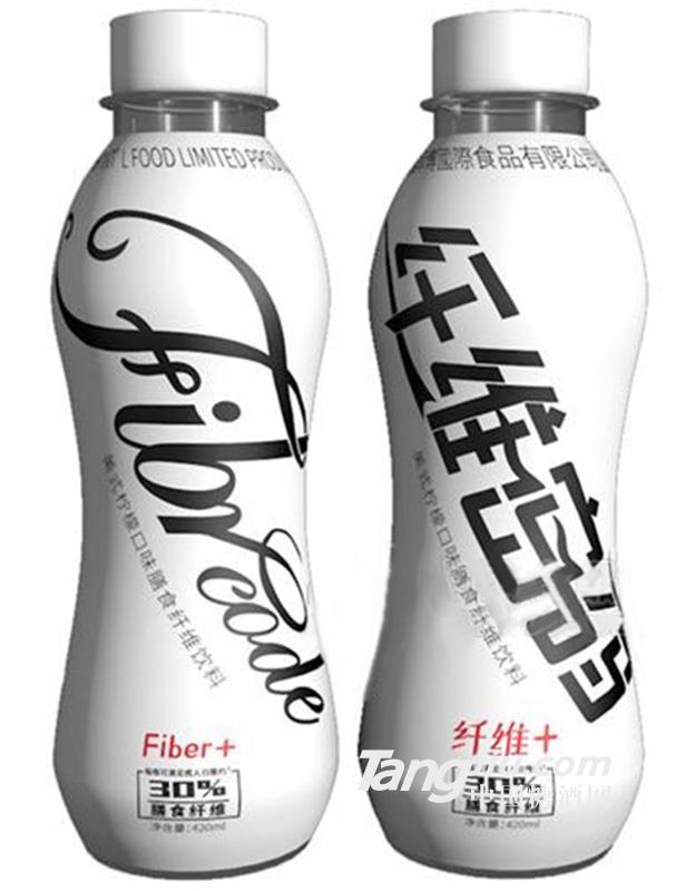 纤维密码美式柠檬口味膳食纤维饮料420ml