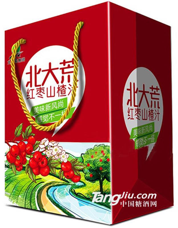 北大荒 红枣山楂汁 果汁饮料手提袋